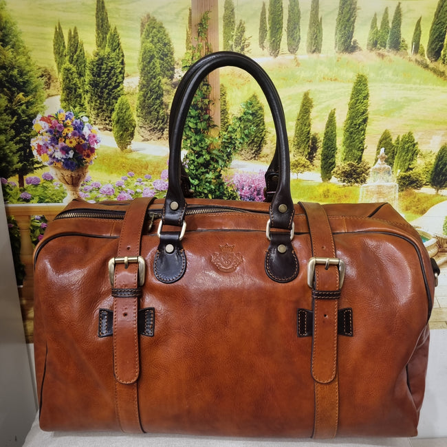 Tuscany Leather Lisbona Leather Travel Bag at Luggage Superstore