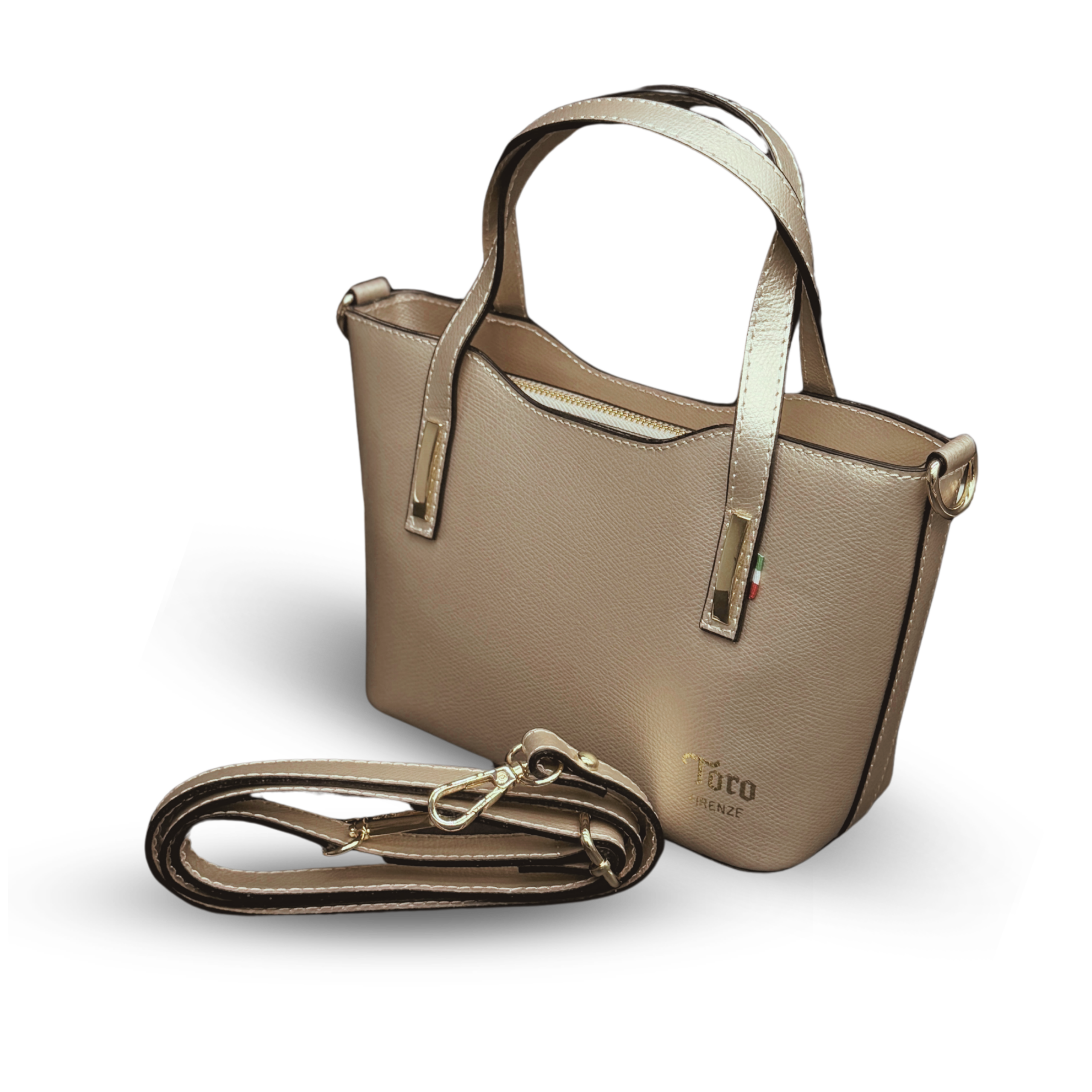 Veronica Still Bag in Gold Leather